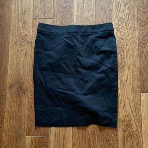 Black pencil skirt